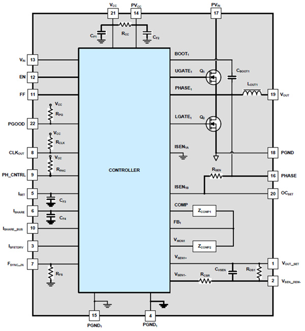 Intersil ISL8200 VRM module